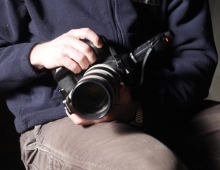 Michael Forster Rothbart ’94's hands and camera